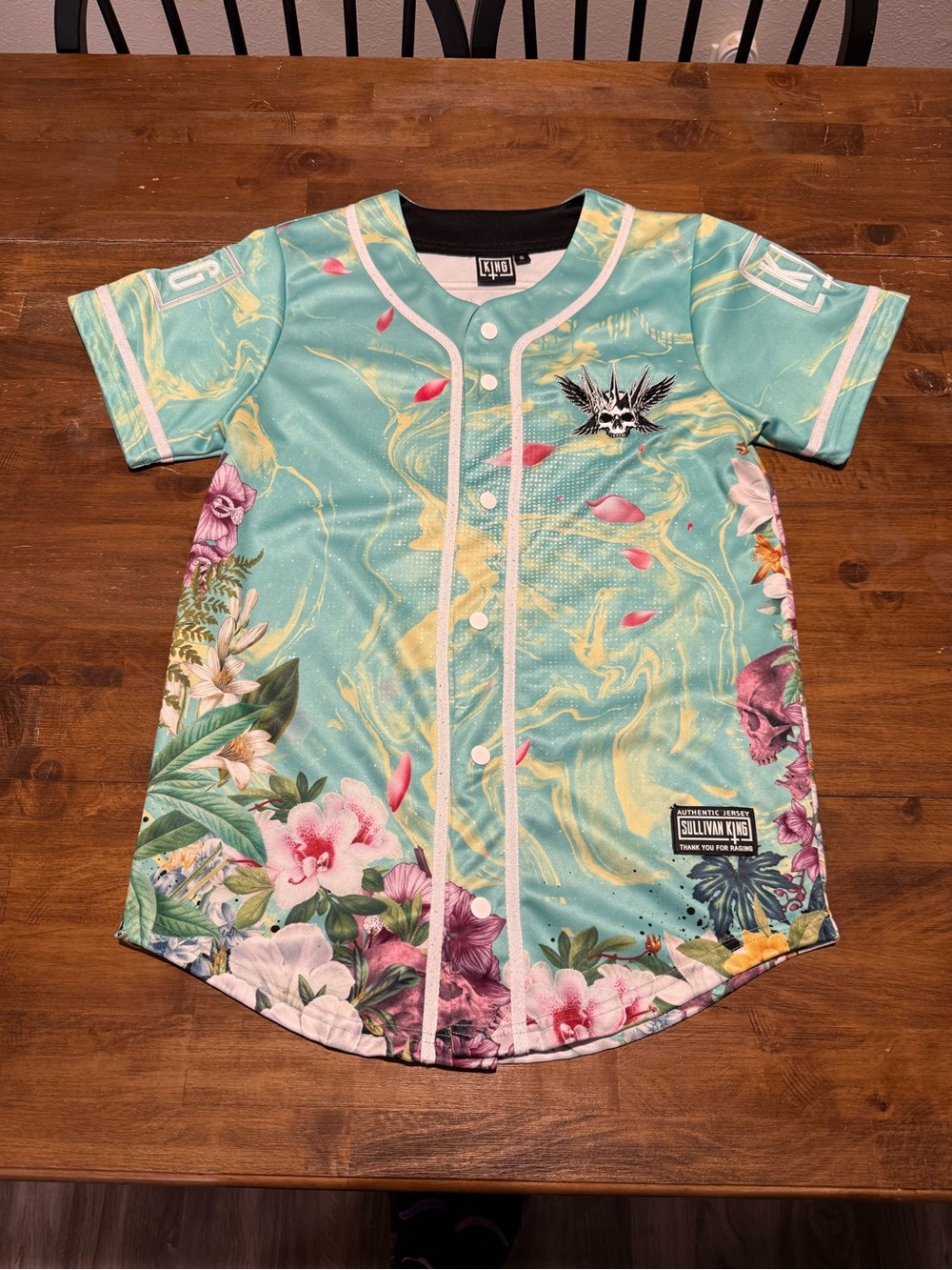 Sullivan King Mint Floral EDM Jersey